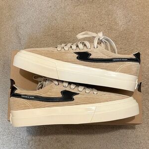 Stepney Workers Club SWC x END. Dellow S-Strike Corduroy, Ecru, Men’s 9/42EU